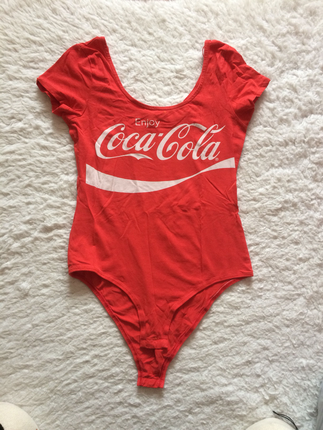 Coca-cola baskılı bodysuit
