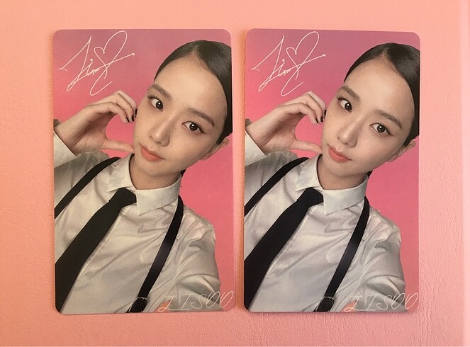 Jisoo The Girls Photocard (orijinal)