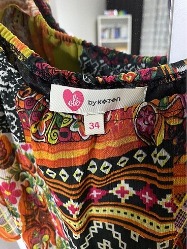 xs Beden çeşitli Renk Elbise