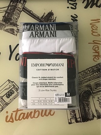 Diğer Armani low rise trunks boxer 