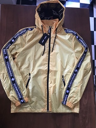 DSquared2 sarı renk yağmurluk