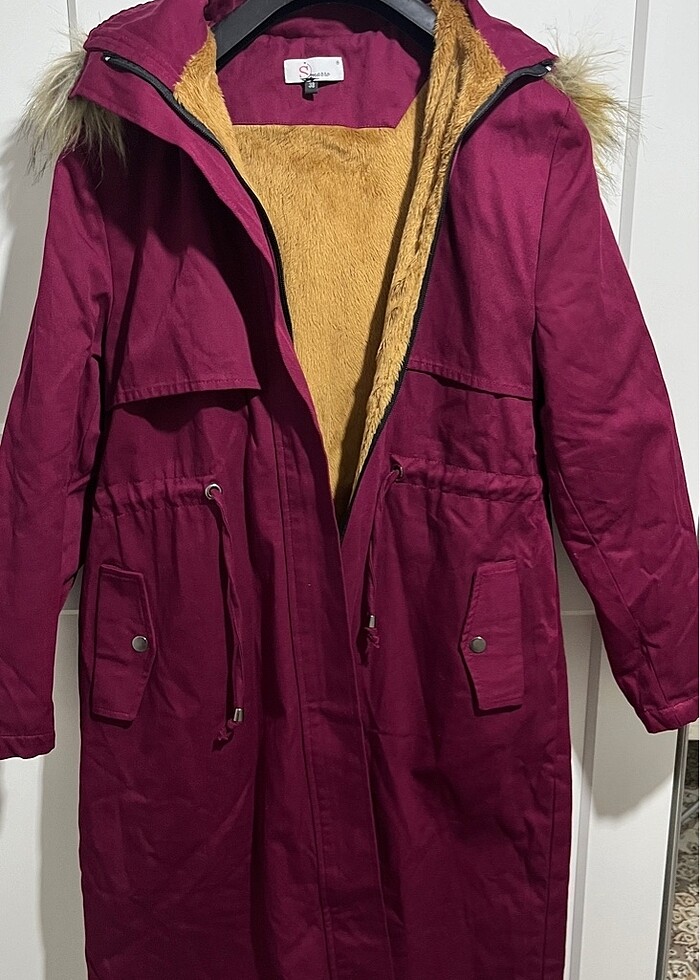 İçi kürklü mont. - Görsel 2