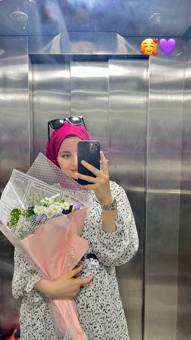 Uzun Kollu, Fırfırlı Beyaz Uzun Elbise - Görsel 2