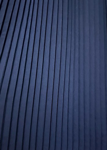 Kadın Lacivert Piliseli Uzun Etek - Görsel 3