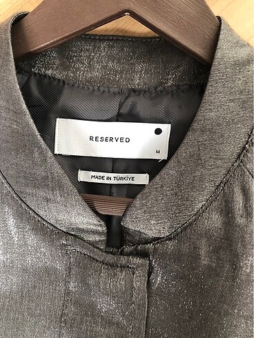 m Beden gri Renk Reserved bomber ceket