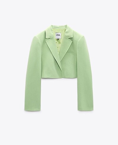 Zara crop blazer