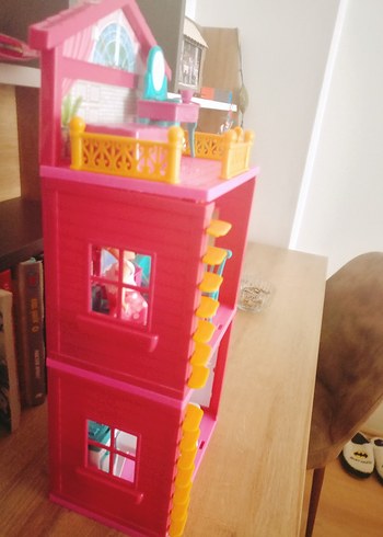 Renkli Pembe Oyuncak Ev - Görsel 4