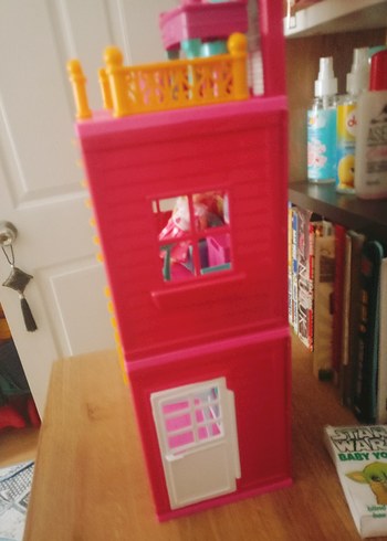 Renkli Pembe Oyuncak Ev - Görsel 2