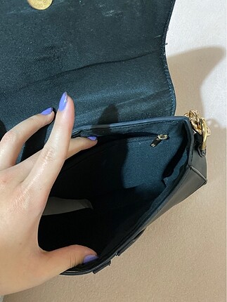 Beden siyah Renk Stradivarius gold zincir detaylı çanta
