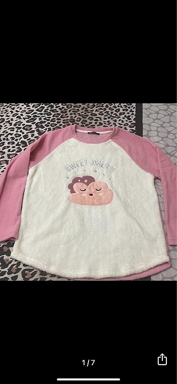 Peluş pijama takımı