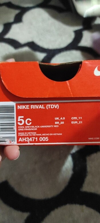 21 Beden çeşitli Renk Nike 21 numara ayakkbi