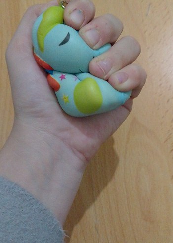  Renkli Unicorn Figür squishy