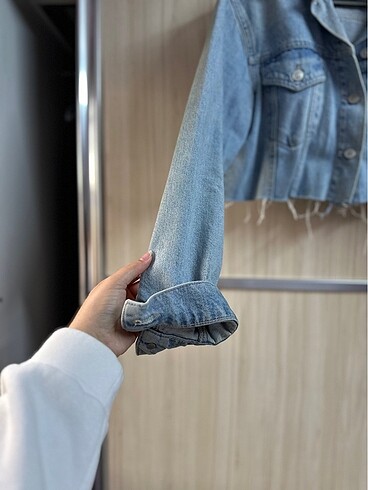 s Beden Crop kot ceket