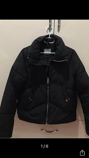 Bershka siyah mont