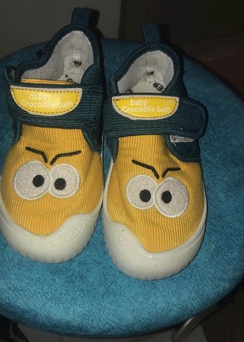 Sarı Baskılı Erkek çocuk ev patiği - Görsel 3