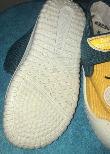 Sarı Baskılı Erkek çocuk ev patiği - Görsel 2