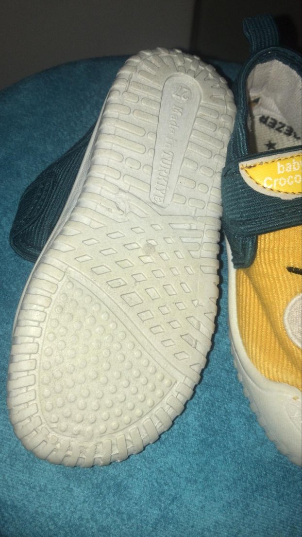 Sarı Baskılı Erkek çocuk ev patiği - Görsel 2