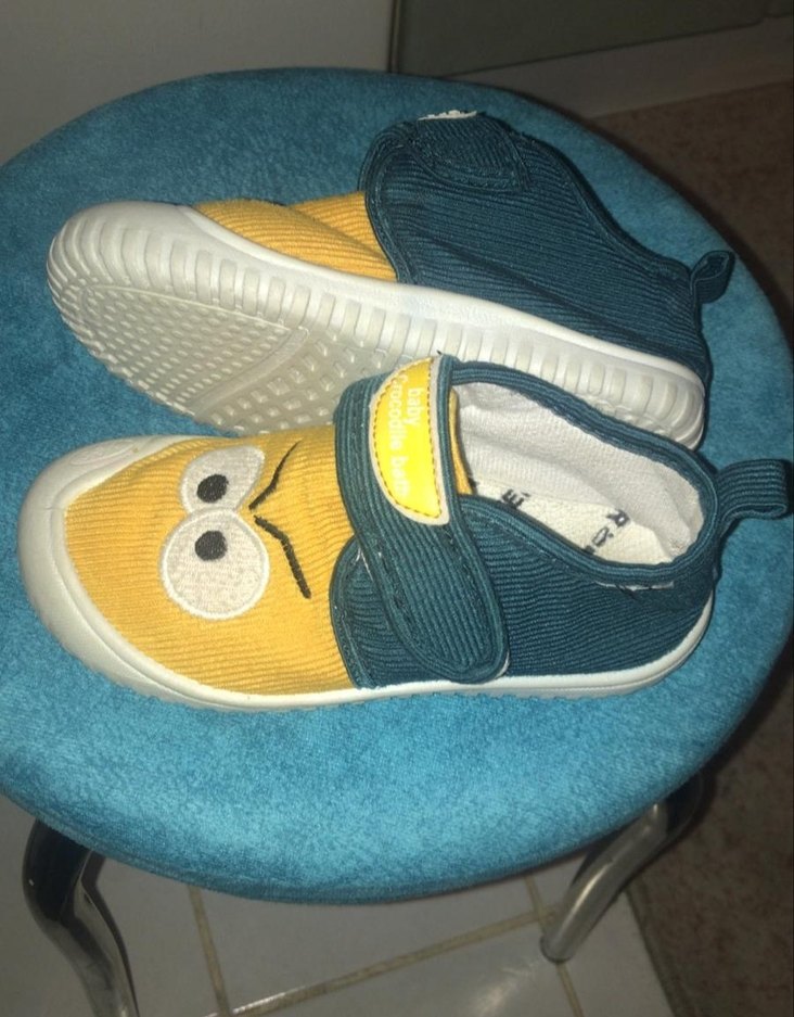 Sarı Baskılı Erkek çocuk ev patiği - Görsel 4