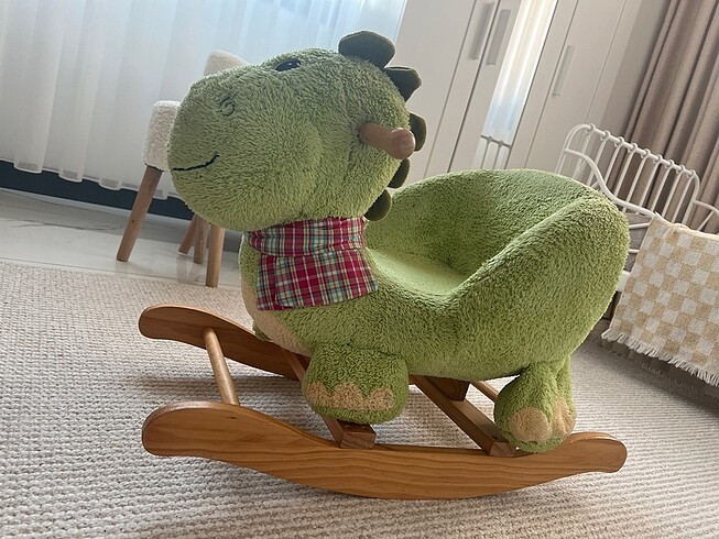 Beden yeşil Renk Sallanan eşşek ahşap