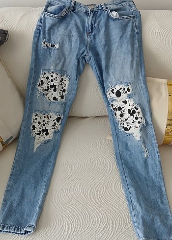 kız çocuk jean pantolon - Görsel 2