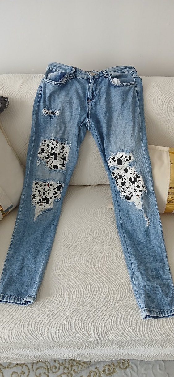 kız çocuk jean pantolon - Görsel 2