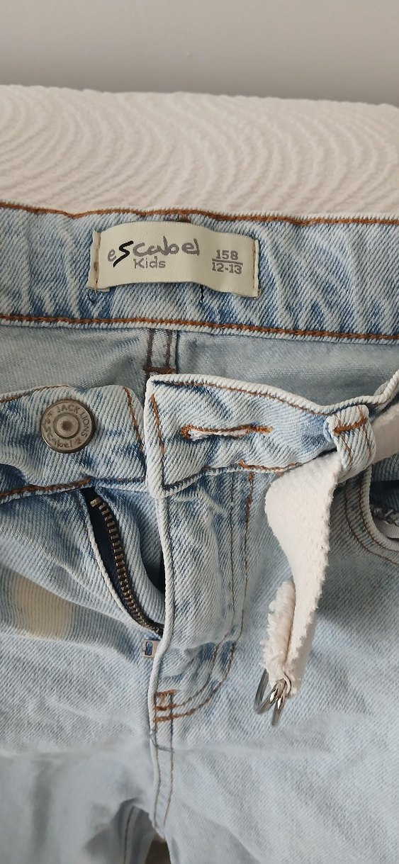 kız çocuk escabel kids marka jeans - Görsel 2