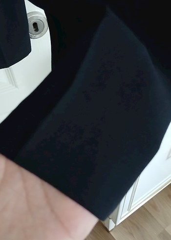 Kadın Siyah Midi Kumaş Pantolon - Görsel 6