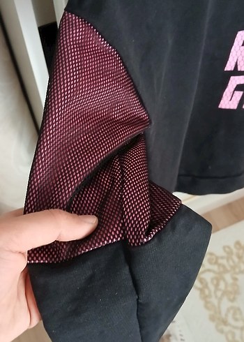 Kız Çocuk Pembe Kapüşonlu Sweatshirt - Görsel 2