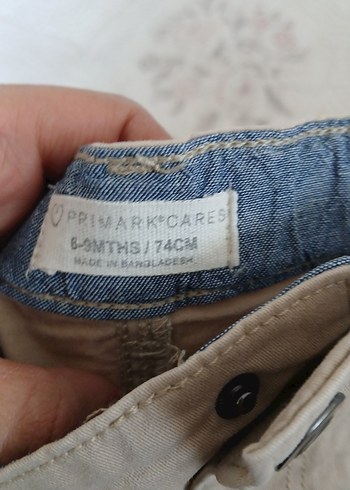 Primark cares marka Bej Erkek Çocuk Regular Fit Şort - Görsel 3