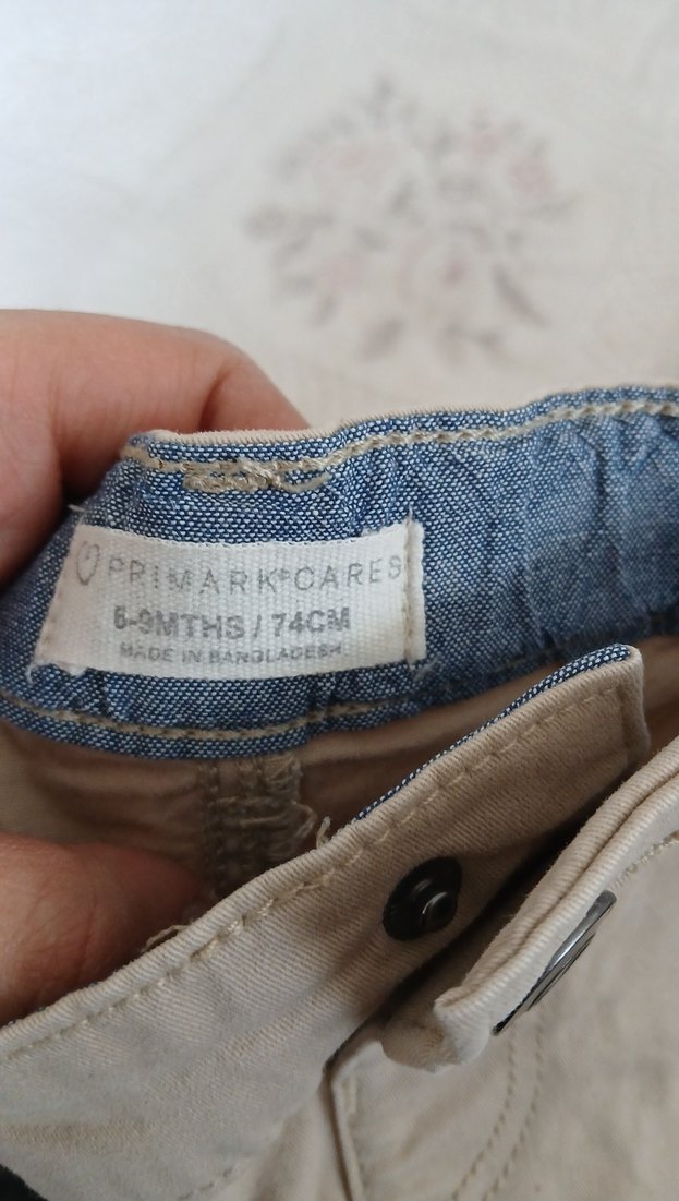 Primark cares marka Bej Erkek Çocuk Regular Fit Şort - Görsel 4