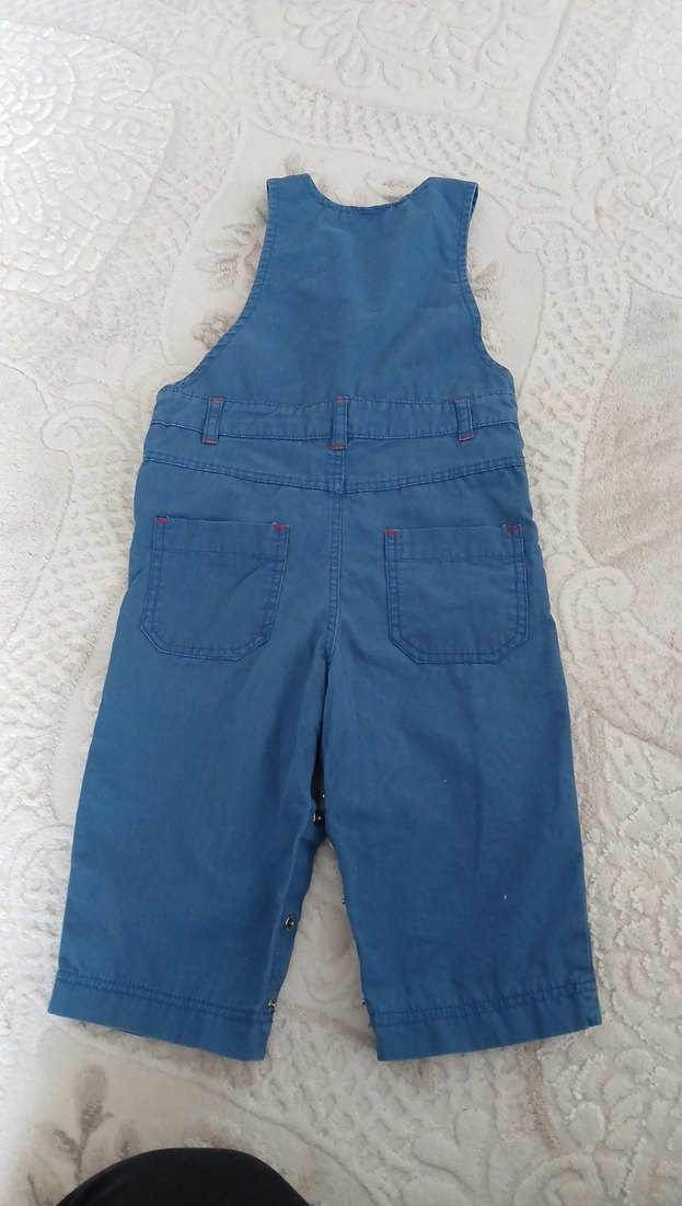 Lc waikiki markaErkek Çocuk Nakışlı Mavi Kot Slopet - Görsel 3