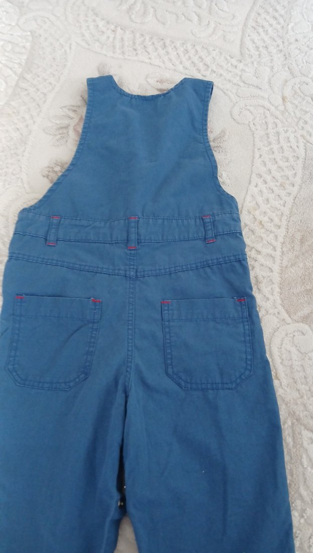 Lc waikiki markaErkek Çocuk Nakışlı Mavi Kot Slopet - Görsel 4