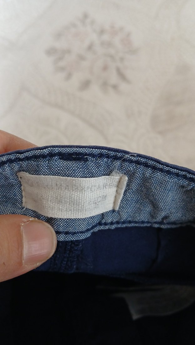 Primark cares marka Düğmeli Koyu Mavi Erkek Çocuk Denim Şort - Görsel 3