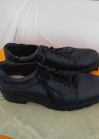 Siyah Bağcıklı Erkek Günlük Klasik Ayakkabı - Görsel 2