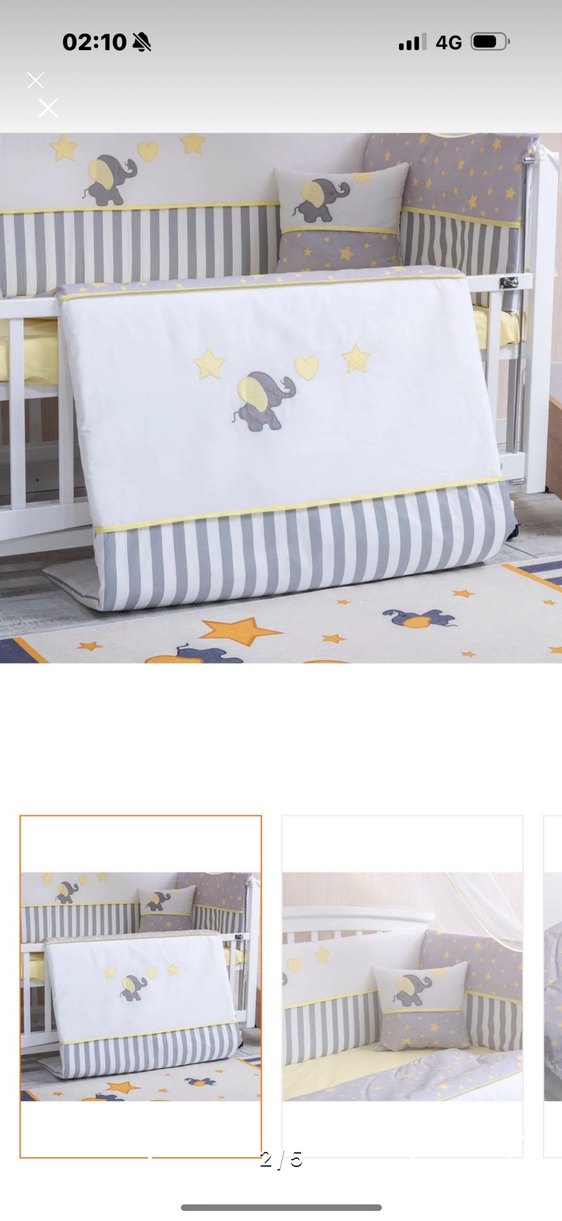 Mini Baby Aqua Sarı Bebek Uyku Seti 70x130 - Görsel 2