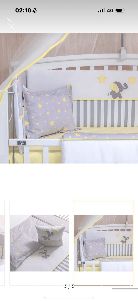 Mini Baby Aqua Sarı Bebek Uyku Seti 70x130 - Görsel 4