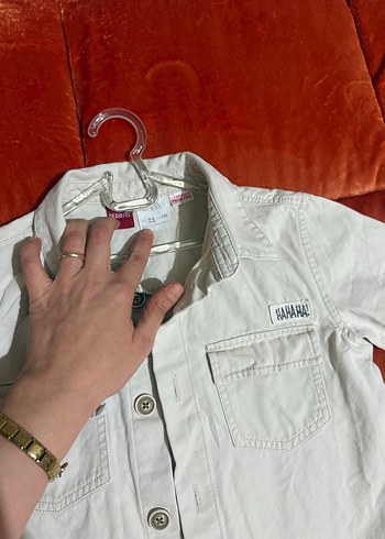 Erkek Çocuk Beyaz Keten Gömlek - Görsel 3