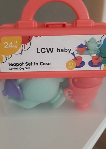 LC Waikiki LCW Baby Çantalı 10 Parça Pastel Pembe Çay Seti