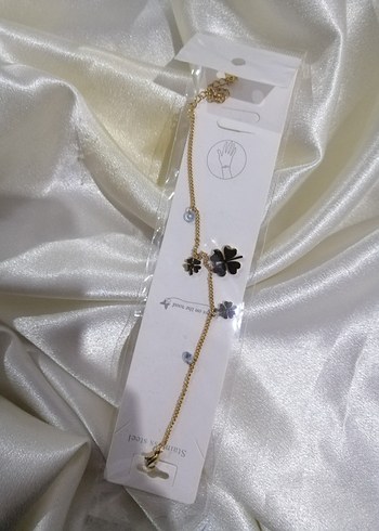 Altın Renk Zincir Detaylı Kadın El Zinciri - Görsel 2