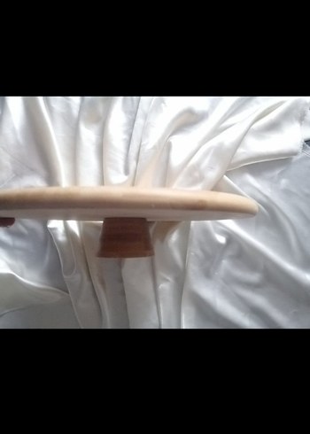 Bej Parlak Bohem Tarzı Yuvarlak Sunum Tabağı - Görsel 2