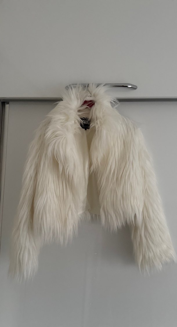 Zara Beyaz Kürk - Görsel 3