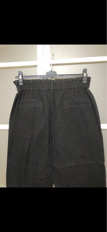 38 Beden siyah Renk ZARA denim jean