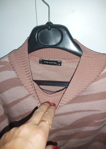 m Beden trendyol crop kazak