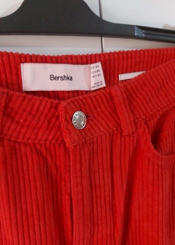 xs Beden bershka mom jeans Kadife Pantolon