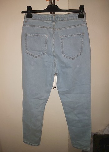 36 Beden mavi Renk trendyol mom jeans