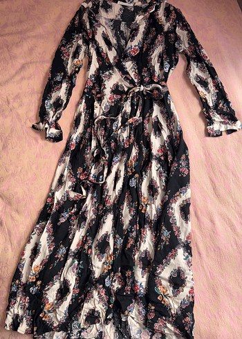 Mango Marka Desenli Kadın Elbise - Görsel 4