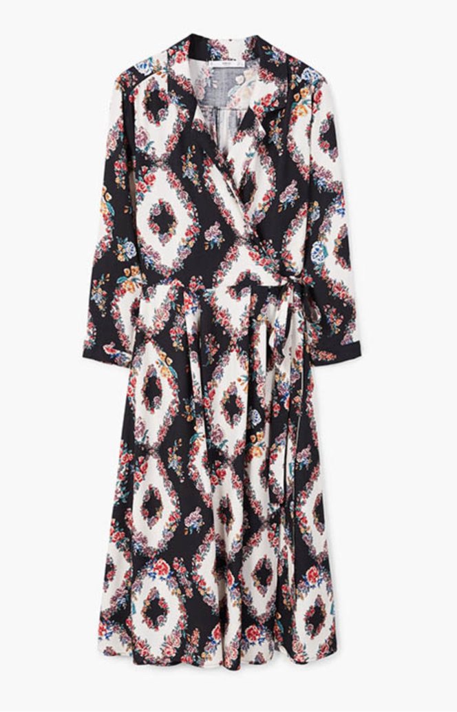 Mango Marka Desenli Kadın Elbise - Görsel 3