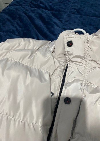 Düğmeli gri erkek Kışlık mont - Görsel 2