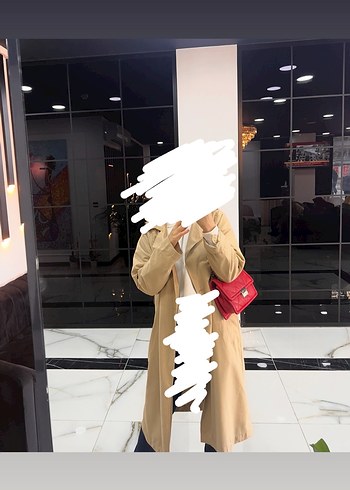 Stradivarius Stradivarius Bej Midi Trençkot