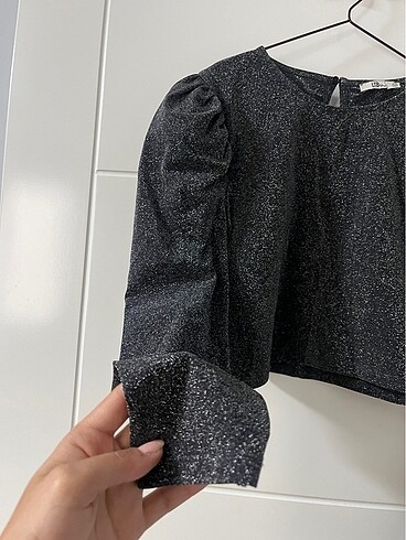 Simli kısa üst - Görsel 3